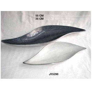 Tazón de esmalte de aluminio fundido de dos compartimentos de alta calidad con acabado de madera, cuencos para servir ensaladas esmaltados, cuencos decorativos de Metal - Product Image 6