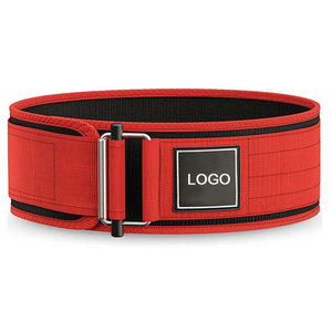 Cinturón de Levantamiento de Pesas 100% Nailon Personalizado con Cierre Automático, Accesorio de Gimnasio para Soporte Lumbar en Ejercicios de Levantamiento de Pesas - Product Image 1