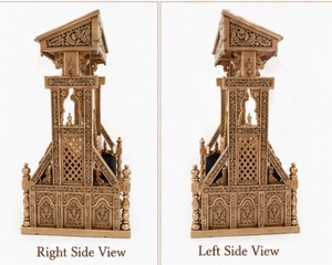 Columpio Decorativo para el Hogar Royal Indian Home Decor, Jhula Maharaja, de Madera de Teca para Interiores, Jhoola Resistente Hecha a Mano, para Montar en el Suelo, para Sala de Estar, Nueva Llegada - Product Image 3