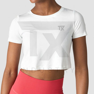 Top corto de alta calidad para mujer, venta al por mayor, camisa holgada, top corto para mujer - Product Image 6