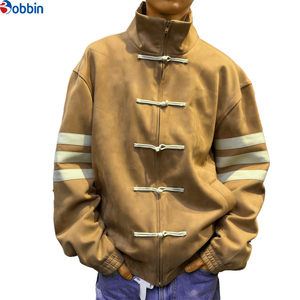 Nuevo Producto en Oferta, Chaqueta de Cuello Alto con Botones Planos para Hombre, Chaqueta Holgada con Bolsillos, Chaqueta de Invierno Moderna para Hombre, Chaqueta de Exterior - Product Image 2