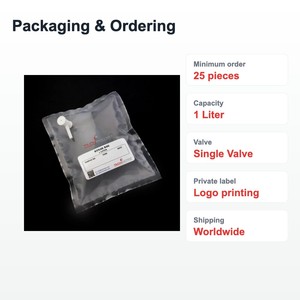 Bolsa de Muestreo de Gases TECHINSTRO Kynar de 1 Litro, Bolsa de Película de PVDF con Válvula Única a Prueba de Fugas para Muestreo de Olores VOC y Aire - Product Image 2