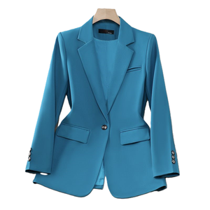 Abrigo Largo de Lana para Mujer, Tallas Grandes, Transpirable, Grueso, para Otoño, con Doble Cinturón de Cachemira, Forro de Lana, Bolsillos Delanteros, Diseño Liso - Product Image 1