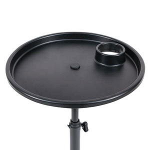 Custom Logo Modern Stainless Steel Adjustable 5-Wheel Rolling Salon Tray Hairdressing <b>Trolley</b> Hair Dye Cart - Product Image 3