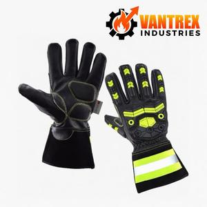 Guantes de Cuero de Alta Calidad para Campos Petroleros, Guantes de Protección contra Impactos para Uso en Exteriores, Venta al por Mayor en Pakistán - Product Image 6