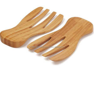 Juego de Cubiertos de Madera Ecológicos de Alta Calidad, 2 Piezas, de Acacia y Mango Natural, para Servir Ensaladas, para Fiestas y Uso en la Cocina - Product Image 5