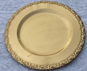 Platos Decorativos para Mesa de Boda, Ecológicos, de Metal Dorado, 25 Piezas MOQ, Precios Económicos al por Mayor - Product Image 4