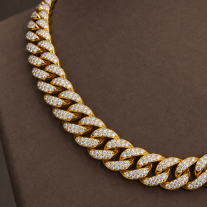 Collier Hip Hop cubain en moissanite VVS certifiée GRA, 14 mm, en argent 925, chaîne de diamants glacés, bijoux fins pour hommes, coffret cadeau - Product Image 2