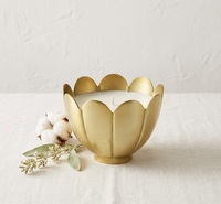 Pot à bougie en métal rose doré de luxe, logo personnalisé, récipient à bougie vide en cuivre pour bougies parfumées à la cire de soja, aromathérapie, décoration intérieure, mariages