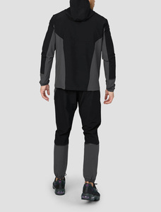 Ensemble de survêtement pour homme avec logo personnalisé imprimé, coupe-vent léger imperméable pour l'automne, avec doublure en polaire pour une utilisation en extérieur - Product Image 6