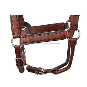 Best-seller Design classique Excellente finition Original Selle Cuir Cheval Halter en pleine taille cob - Product Image 5