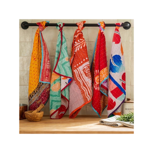 Paño de Cocina con Bordado Floral, Algodón 40x60cm, 180GSM, 200TC, OEKO TEX, BSCI, MOQ Bajo, OEM, ODM, India, B2B, Venta al Por Mayor - Product Image 3