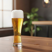 [Holar] Verre à bière en plastique de style américain, transparent et incassable, fabriqué à Taïwan, 16 oz, pour bars, extérieur, bord de piscine