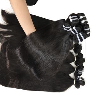 Vente en gros 100% Extensions de cheveux vierges bruts vietnamiens à trame dentelle frontale d'un donneur de haute qualité de couleur naturelle droite 100gr - Product Image 5