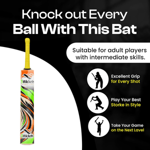 Bate de Cricket Ligero para Niños – Mango Resistente, Construcción de Madera Duradera, Ideal para Entrenamiento Juvenil y Partidos Escolares - Product Image 4