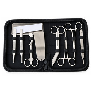 Juego de Instrumentos de Cirugía Plástica de Acero Inoxidable de Alta Calidad Personalizado, Kit de Cirugía Menor con Estuche con Cierre, Fabricante Pakistán - Product Image 1