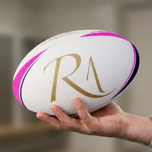 Custom <b>Rugby</b> Training <b>Ball</b>, Premium Synthetic Rubber Long-Lasting Quality, Available In <b>Sizes</b> 3, <b>4</b> & 5 For Kids, Youth & Adults - Product Image 5