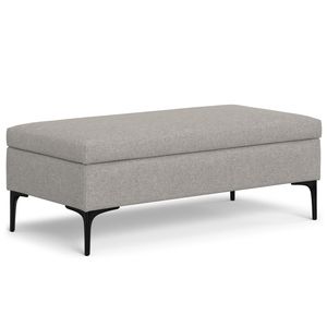 Tavolino da Caffè Rebecca con Coperchio Sollevabile, Pouf Contenitore, Sgabello Elegante e Accessorio Ottomano - Product Image 5
