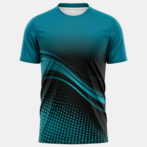 Camiseta con estampado de puntos degradados para hombre de secado rápido |   Camiseta Deportiva Sublimada Personalizada - Product Image 3