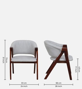 Modern Solid Wood <b>Dining</b> <b>Chair</b> Upholstered with Velvet Seat Back Linear Tufted Midcentury Design for Home <b>Dining</b> Use - Product Image 6