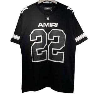 Camiseta de Hombre de Lujo, Talla Grande, Estampada, 100% Algodón, Cuello Redondo, Hombros Caídos, Estilo Urbano, Diseño de Logotipo Personalizado, 200 Gramos - Product Image 6