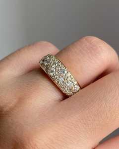 แหวนเพชรทรงกลมเพาะเลี้ยงในห้องปฏิบัติการระดับพรีเมียม ดีไซน์แบบ Eternity Band สำหรับทุกเพศ ทองคำแท้ 14K เครื่องประดับแต่งงานทันสมัยสำหรับแฟนสาว - Product Image 5