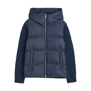 Doudoune matelassée à capuche pour homme grande taille, entièrement zippée, décontractée, coupe-vent, avec poches latérales - Product Image 1