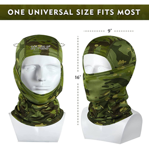 หน้ากากลายพรางแบบคลุมศีรษะ รุ่นใหม่ปี 2026 สำหรับผู้ชายและผู้หญิง เหมาะสำหรับการล่าสัตว์ ฝึกซ้อม ปั่นจักรยาน เล่นสกี ป้องกันลม - Product Image 4