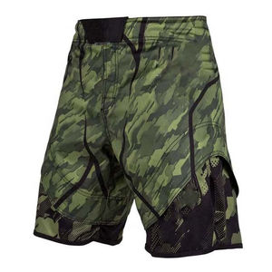 Shorts de boxe et de MMA pour hommes, style streetwear, imprimés par transfert thermique, personnalisables en gros, avec tissu respirant à séchage rapide - Product Image 6