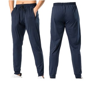 Men's Quick Dry Sweatpants <b>Elastic</b> <b>Waist</b> Drawstring Side Pockets Casual <b>Trouser</b> Spandex Polyester Breathable Sports Wear - Product Image 1
