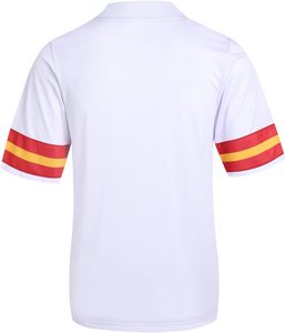 เสื้อฟุตบอลอเมริกันแบบมืออาชีพ ผ้าเนื้อดี ทนทาน ระบายอากาศได้ดี ปักลายแบบ Tackle Twill  รับทำโลโก้ตามสั่ง ผู้ผลิตชุดทีม OEM - Product Image 2