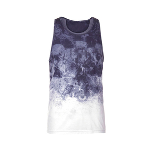 OEM Service Sporty Knitted Fitness Wear Custom Color Breathable 100% Cotton Sleeveless Tank <b>Top</b> - Product Image 5