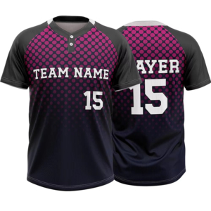 W4G Unisex Baseball Jersey Sublimated Print Moisture Wicking 100% <b>Polyester</b> Anti-Bacterial Custom Team Name Short Sleeve Regular - Product Image 4