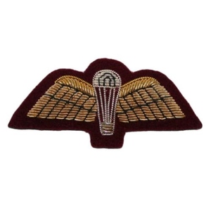 Gold Bullion Hand Embroidered Eco-Friendly Nonwoven Round <b>Sew</b>-<b>On</b> Felt <b>Patches</b> for Hat Beret Blazer & Peak Cap-Wholesale - Product Image 5
