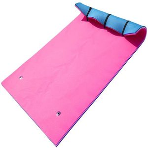 Lettino Galleggiante Ecologico da 2,7 m per Adulti, Durevole, per Piscina, in Blu, Bianco e Rosa, per Intrattenimento - Product Image 4