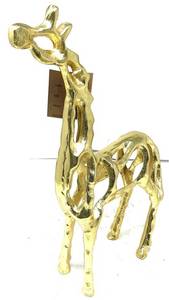 Copper Giraffe Sculpture Handmade Metal Animal Figure Artistic <b>Decor</b> for Living Room Tabletop Display - Product Image 2