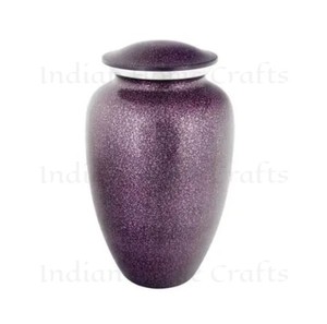 Urna Funeraria para Adultos, Acabado Metálico Resistente, Tapa Ecológica Biodegradable, Garantía de 3 Años, Capacidad de 200/220 Pulgadas Cúbicas, Estilo Indio - Product Image 2