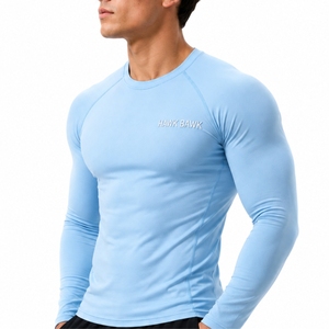 <b>Men's</b> <b>Compression</b> <b>Shirt</b> Quick Dry Soft Stretch Active Power Flexible Motion Athletic Fit Moisture Wicking Breathable Athletic - Product Image 3
