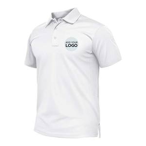 Chemise à manches courtes pour homme, séchage rapide, col classique, coupe ajustée, décontractée, unie, élégante, polos - Product Image 4