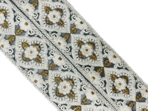 ผ้าลูกไม้คอตตอนแบบดั้งเดิมของผู้หญิงปักลายดอกไม้แนววินเทจหรูหราเซ็กซี่แนวโบฮีเมียนดีไซน์เนอร์แบบ100% - Product Image 2