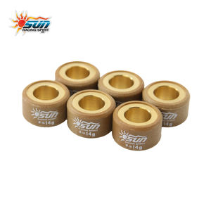 Nouvelles galets de variateur CVT SUN Racing 14G (6 pièces/kit) pour scooters BEAT Fi / GY6 18x14mm – Fabrication taïwanaise, entraînement fluide et durable - Product Image 4
