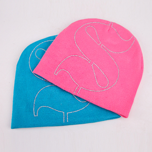 Gorro de Punto con Pedrería Personalizado, Estilo Urbano, Unisex, Color Rosa y Azul, Algodón Sólido, Nueva Llegada de BNSB SPORTS - Product Image 5