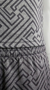 <b>Men</b>’s Basketball Uniform Two Piece Set – Casual Geometric Sportswear Outfit For <b>Men</b> - Product Image 3