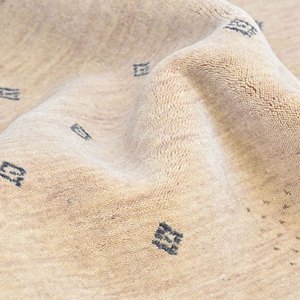 Tapis tribal solide, style minimaliste tissé à la main, géométrique, bohème, pour salon et chambre, en laine, moderne, vert, décoration artisanale - Product Image 5
