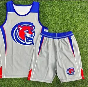 Tenues de football 7 contre 7 personnalisées avec nom et numéro d'équipe, sublimation, nouveau design, haute qualité, uniformes de flag football - Product Image 1