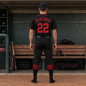 Baseball Uniform High Performance <b>Athletic</b> Apparel Built With Durable Breathable Fabric For Baseball Practice Competitive - Product Image 6