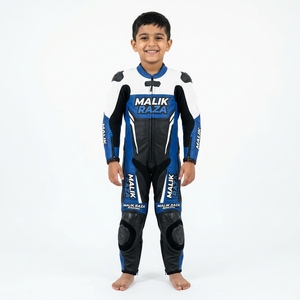 Personalized Kids Motorcycle Leather Racing Suit Custom Name Number <b>Patch</b> - Product Image 5