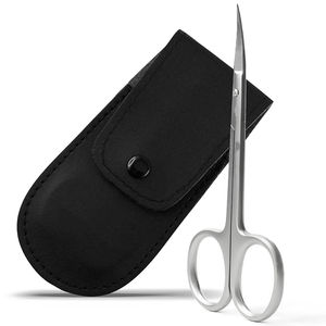 Ciseaux à ongles professionnels en acier inoxydable courbés, à bord tranchant, durables, légers et réutilisables pour la coupe des cuticules et des ongles - Product Image 3