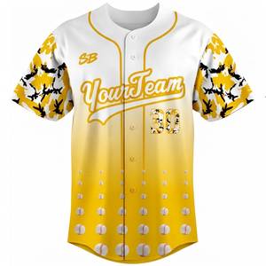 Custom Name Solid Baseball Jersey Button-Up Uniform Short Sleeve Polyester <b>Sport</b> <b>Shirt</b> Front Quick Dry Breathable for Adults - Product Image 3