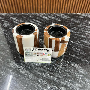 Quemador de madera grabado Mubkhara, último diseño, madera y resina Bakhoor, Madkhan quemador de incienso, madera para incienso de Ramadán y Eid - Product Image 4